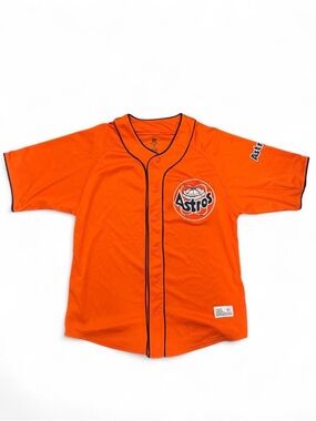 MLB Houston Astros Cooperstown Collection Orange Jersey ⚾🧡